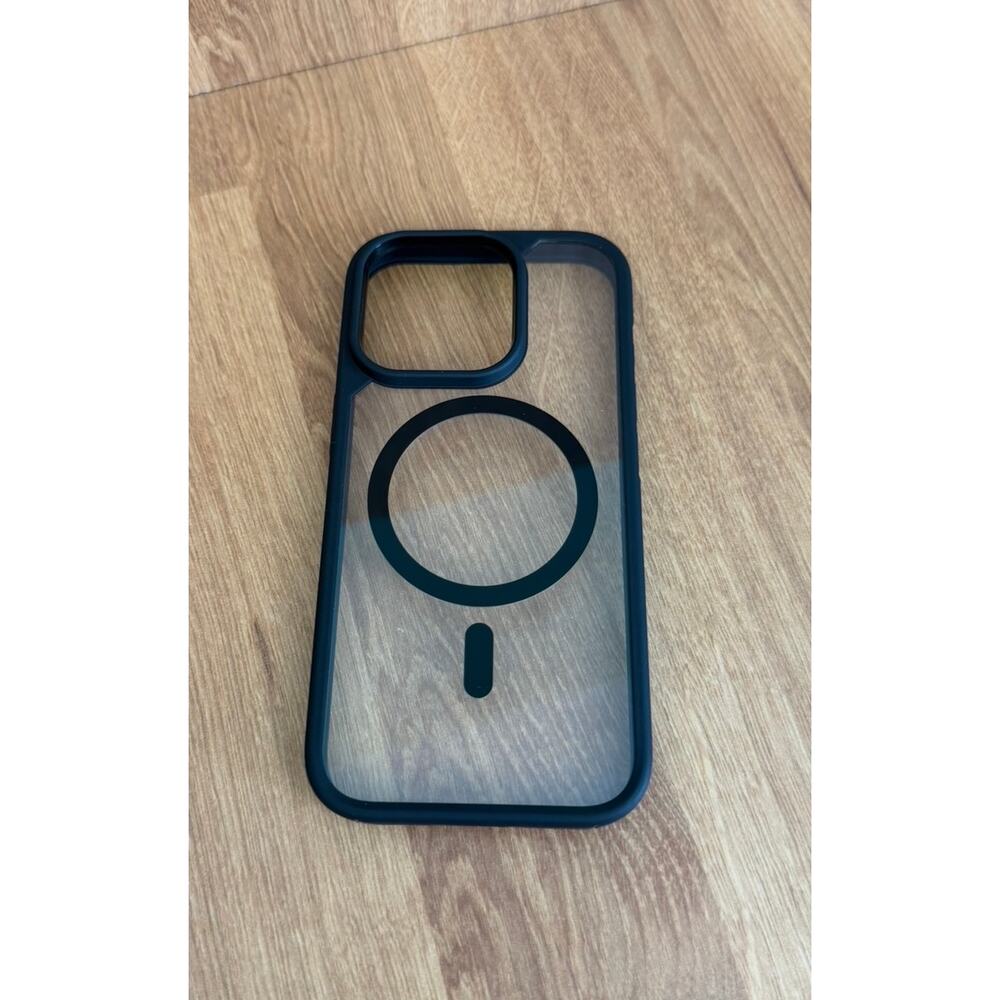 TAURI iPhone 16 Pro Case | Black/Clear MagSafe Slim Protection